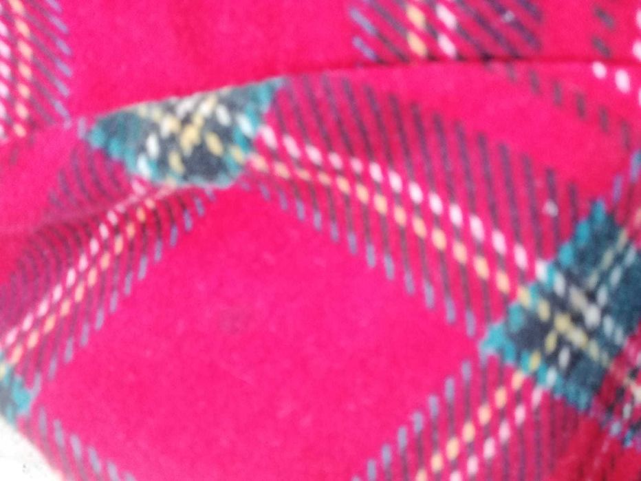 Casaco xadrez vermelho Bershka