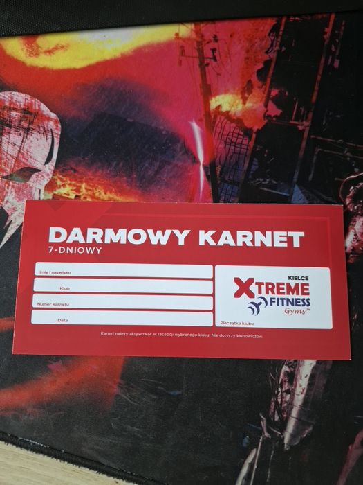 Karnet  na siłownie Xtreme Fitness