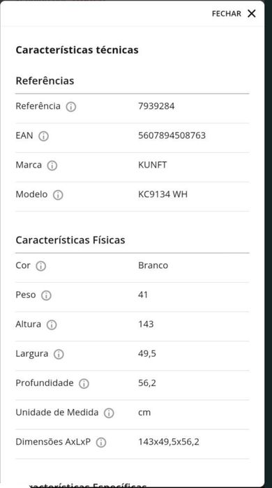 Frigorífico kunft