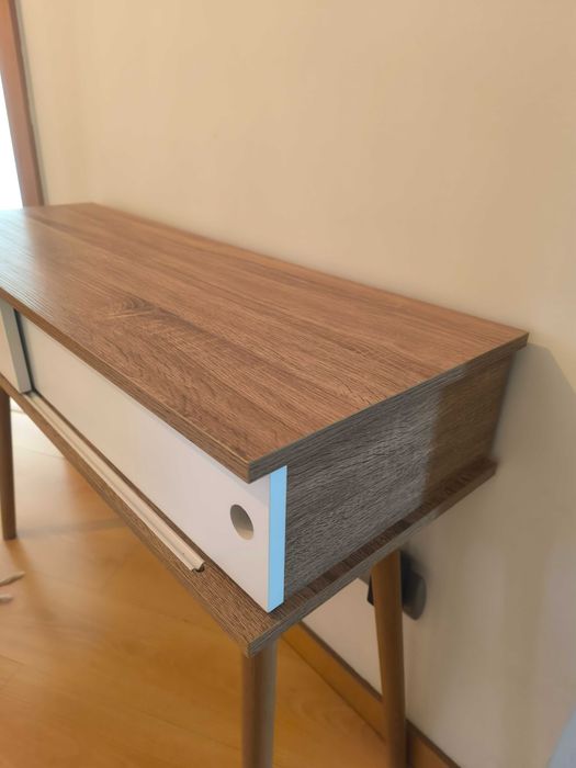 Móvel Consola de Entrada - Design Nórdico + espelho