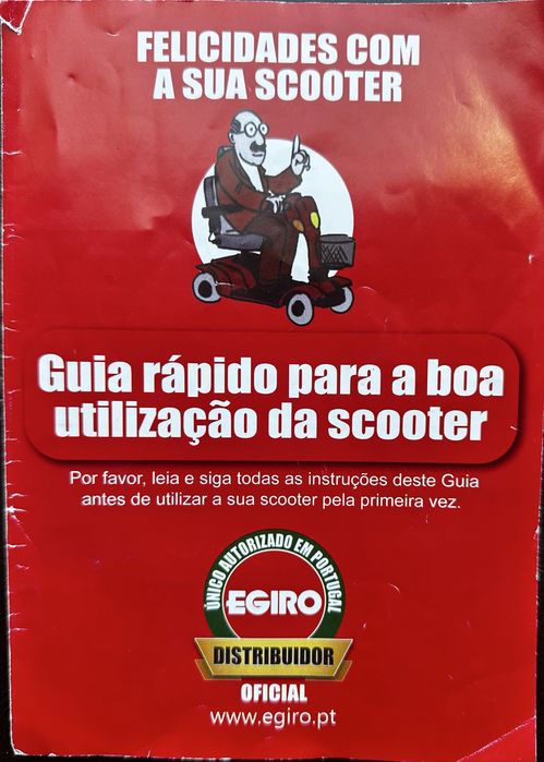 Scotter elétrica EGIRO MIDI pouco uso (cerca 1 mês)