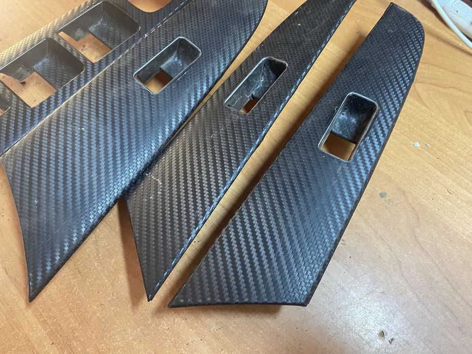 Mazda 3 Bk комплект декору, накладки кнопок склопідіймачів. Рамка Мазд