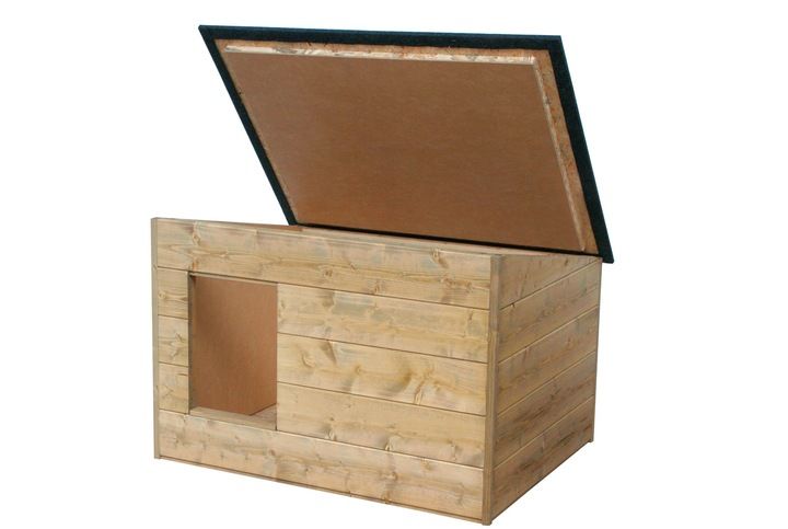 Buda Drewniana Dla Psa, Ocieplana Xl