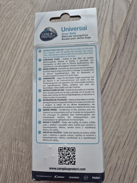 Universal kule do suszarki. Komplet 2szt.