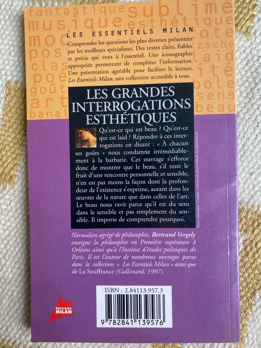 livro Les grandes interrogations esthétiques