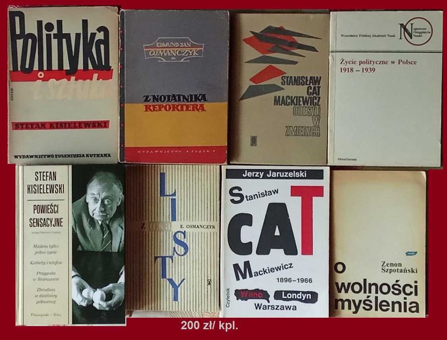 Publicystyka/ Polityka i sztuka /Kisielewski/  Cat/ Osmańczyk/polityka