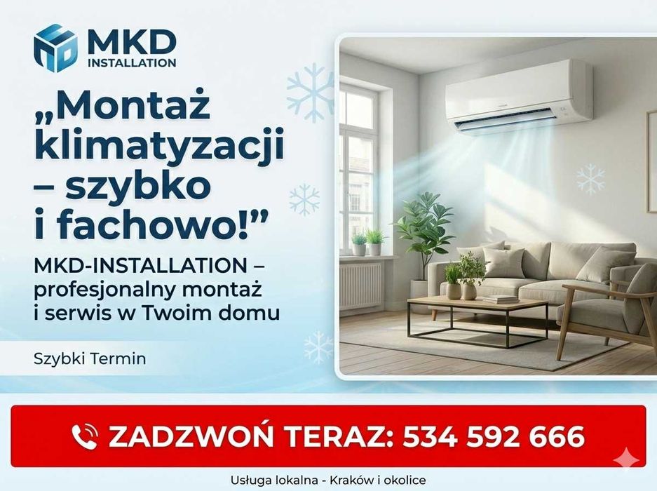 KLIMATYZACJA - Montaż i Serwis. Sprawdzone marki. FV. Gwarancja!