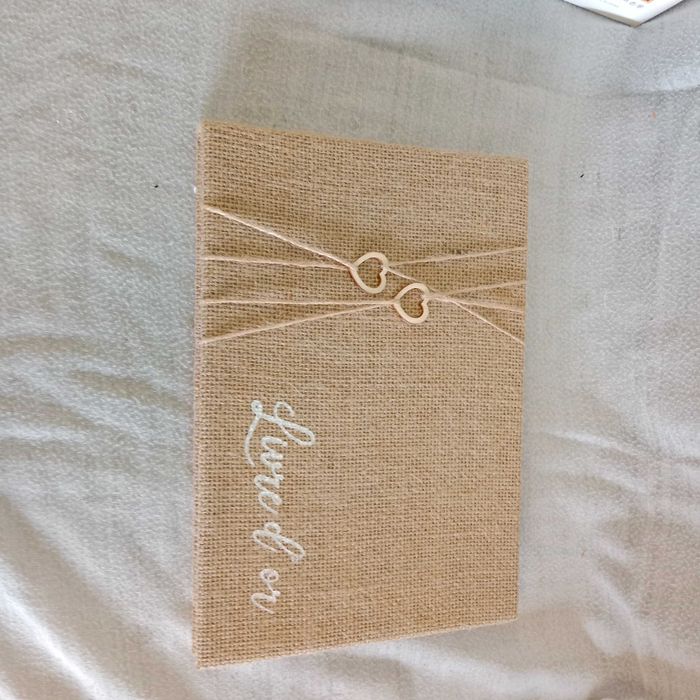 Księga gości z juty