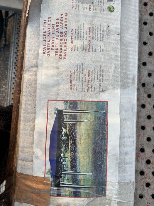 Tenda / Pavilhão de Jardim 3x4m – NOVA (Nunca Usada)