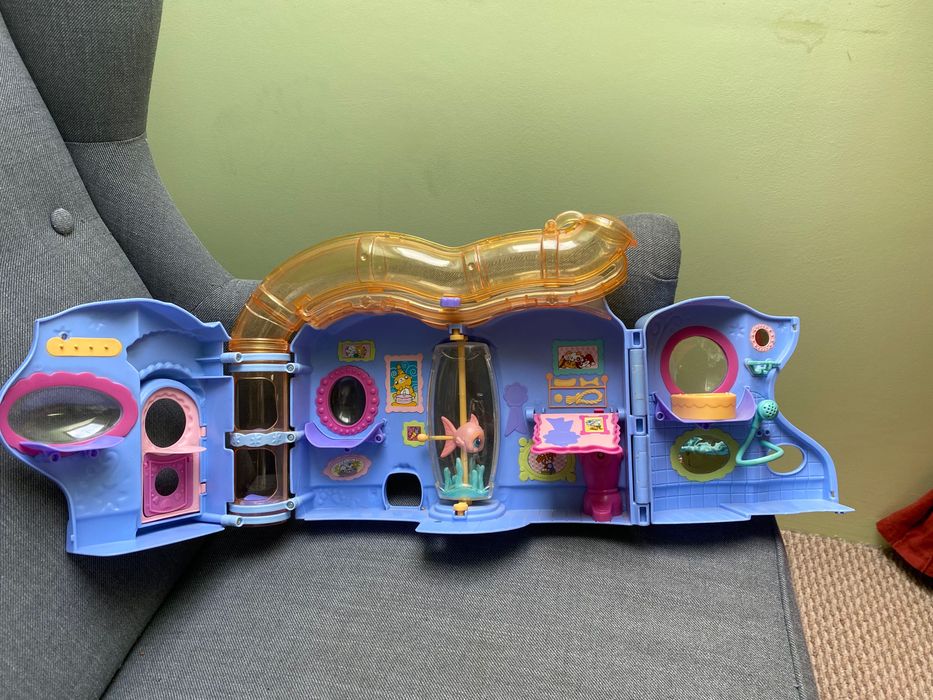 Domek rozkładany z tunelem dla zwierząt lps dla pet shopów