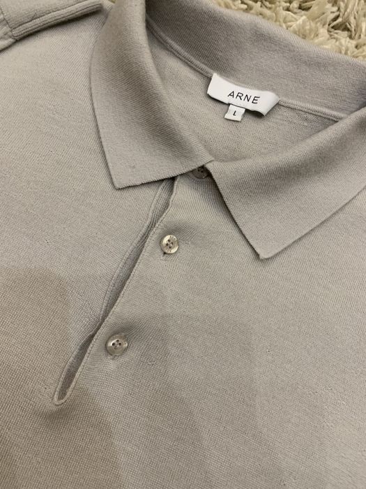 Поло с длинным рукавом ARNE (Британия), шерсть мериноса, р. L