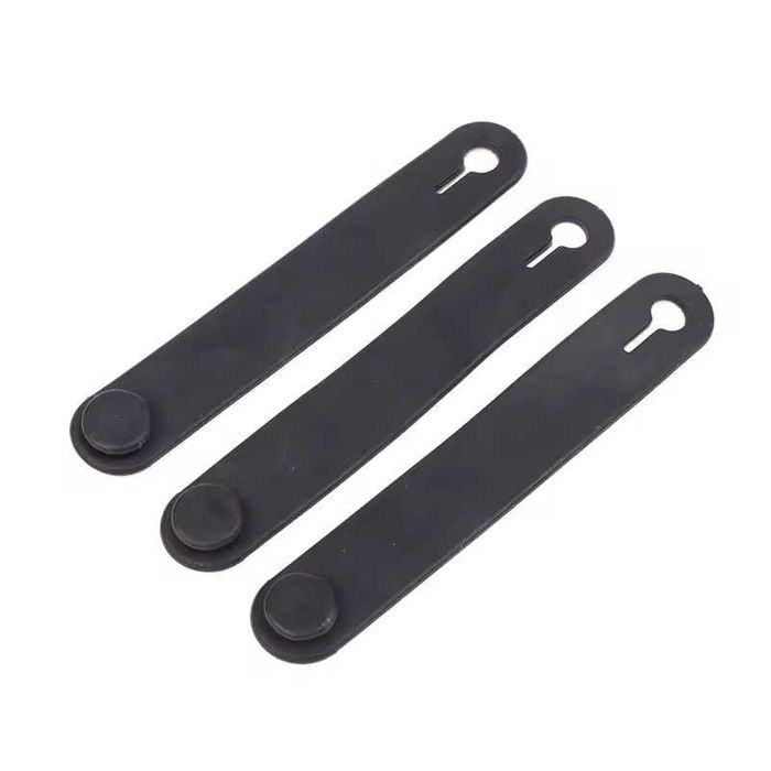 Abraçadeiras elásticas de borracha para moto - 10 Unidades (5 ou 8 cm)