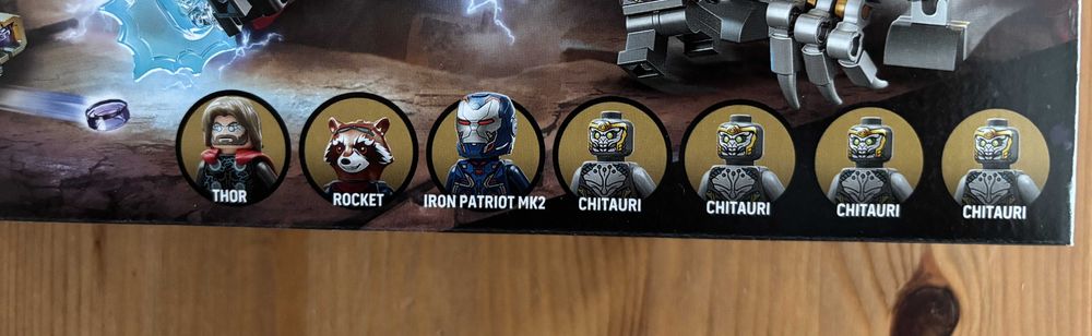 Lego – 76322 Marvel Avengers:Endgame ThorVsChitauri(Novo/Selelado)-24%