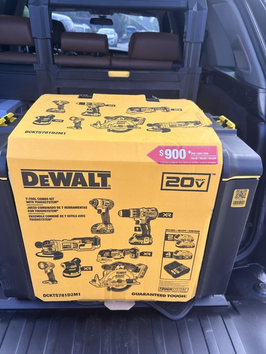 Набор инструментов Dewalt 7 tool combo kit