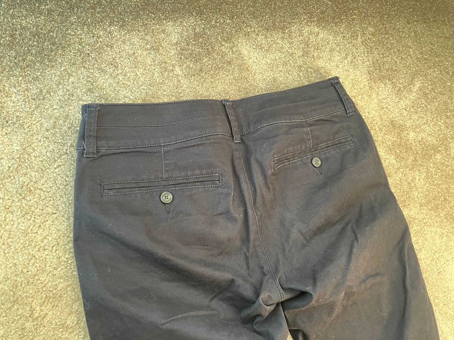 American Eagle spodnie granatowe damskie stretch skinny rozm M long