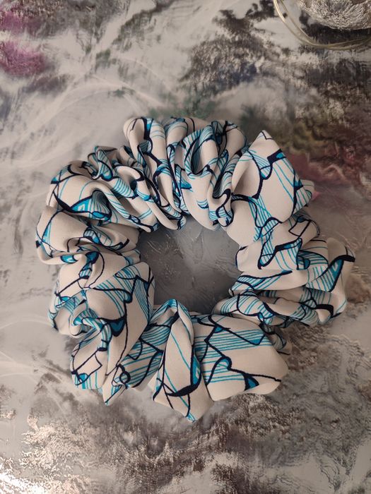 Scrunchie do włosów rozm M Silk Jedwabny