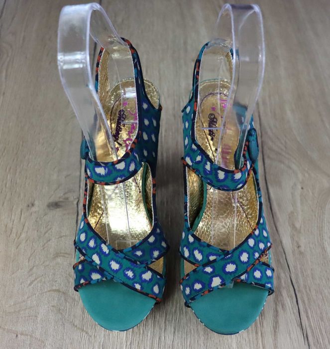 Irregular Choice damskie sandały na słupku 39 ( 25 cm)
