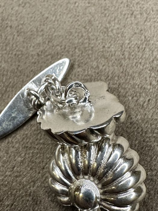 Botões de punho em prata