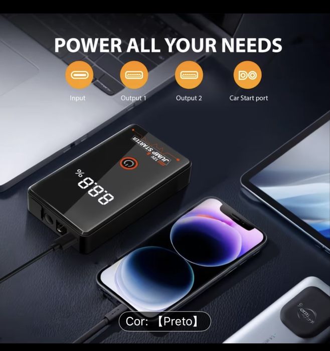 BOOSTER 12V Compacto com lanterna