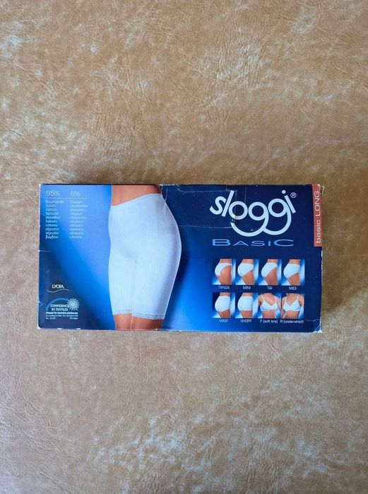 Calções interiores Sloggi Basic Long - Tamanho 46 (Branco) - Novo