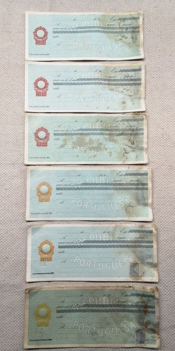 Letras Bancárias casa da moeda República portuguesa