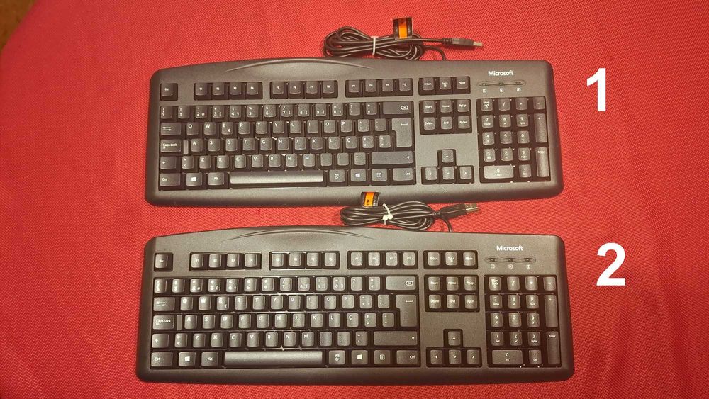Teclados e Ratos PS2, DIN, USB