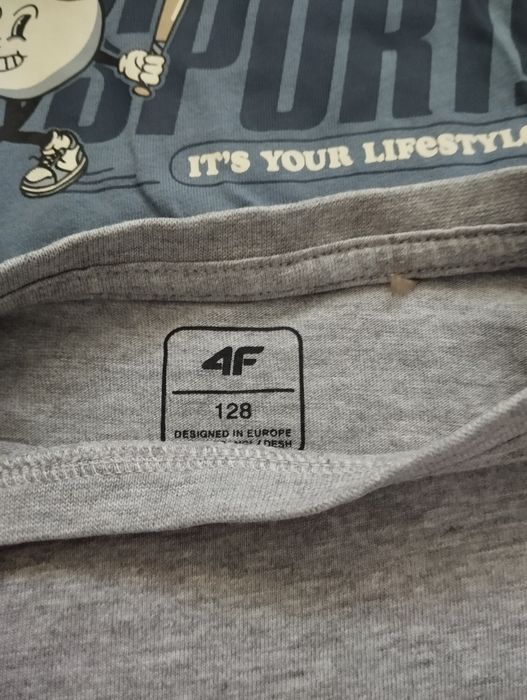 koszulka chłopięca T shirt 134 Puma 4F