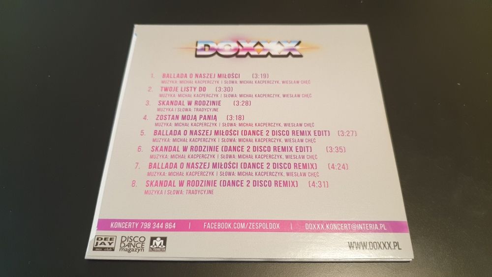 Doxxx - Mini Album - Promo CD - Mint - Disco Polo
