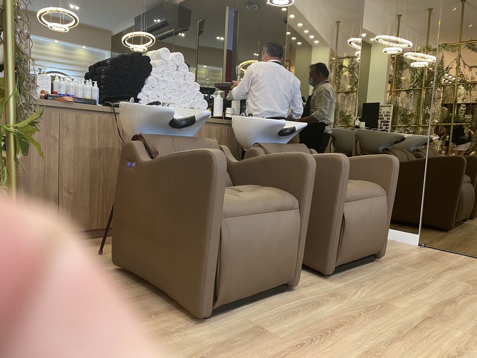 Rampas lavar cabecas cabeleireiro