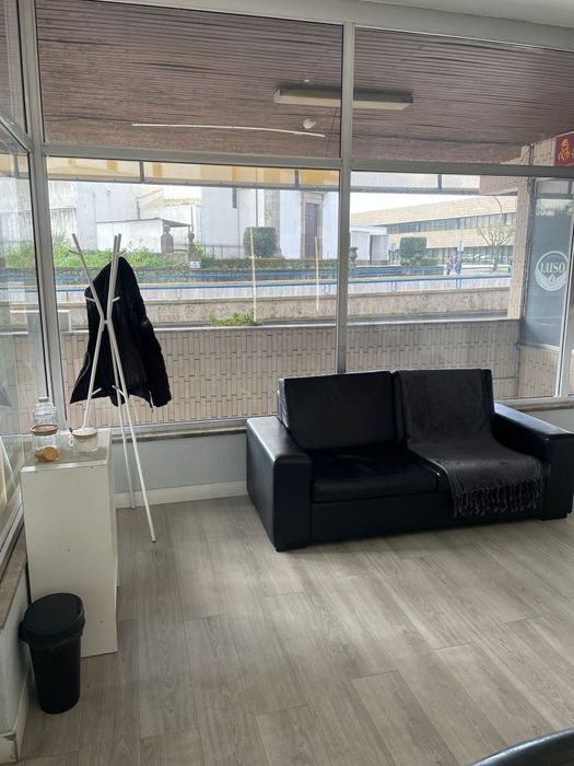 Barbearia em pleno funcionamento