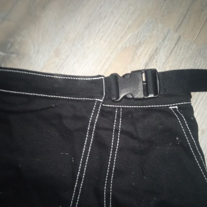 Spódnica czarna modna kurtka