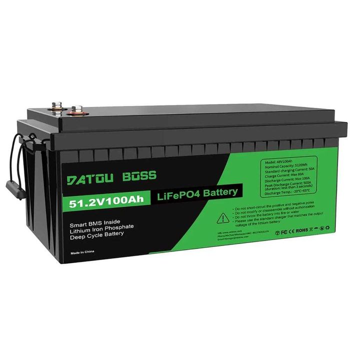 Акумулятор DATOU BOSS LiFePO4 48V/100AH (5120W*h) для ДБЖ: 31 890 грн ...