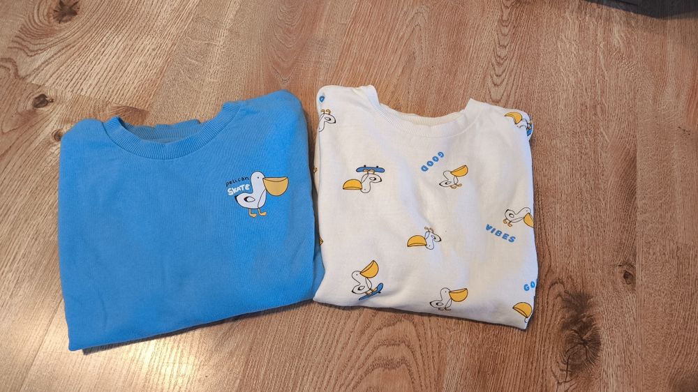 Bluzy dziecięce z długim rękawem r.140 2szt