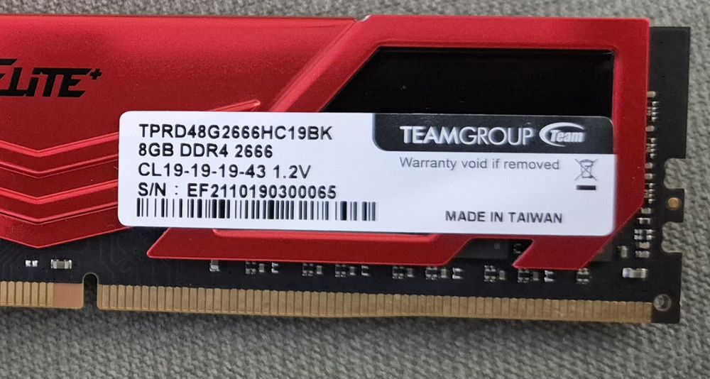 Memória RAM 16 Gb (2x8 Gb)