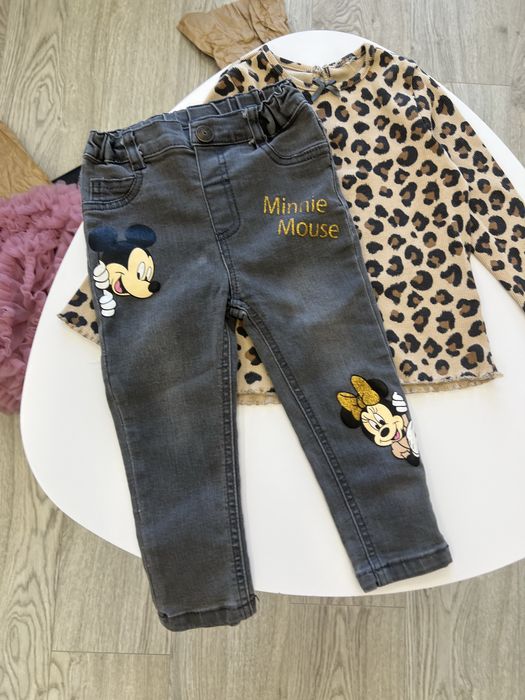 Блуза Zara, лосіни кльош, джинси з мікі, реглан, курточка, куртка