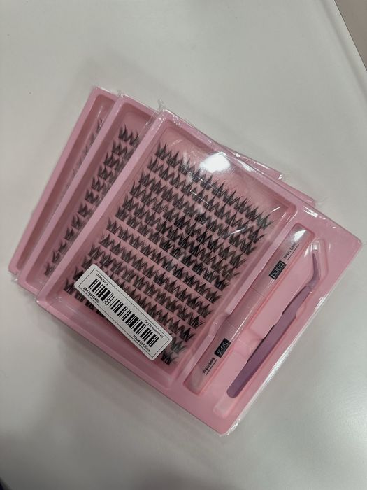 Вії пучками 740 повний набір