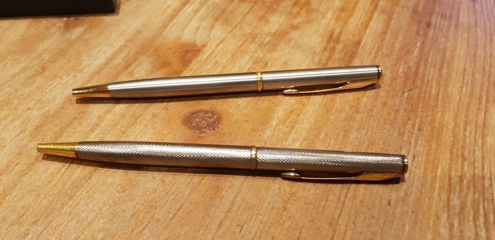 Canetas parker e  cross  antigas