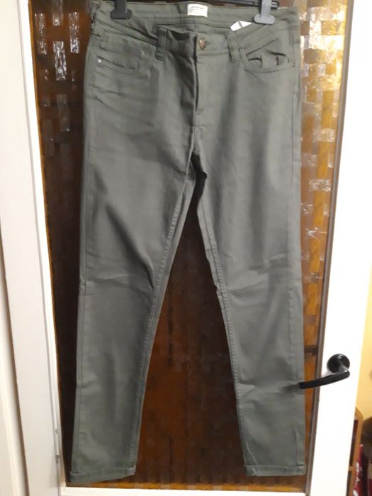 Spodnie damskie oliwka