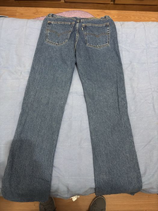 Calças ganga azul tamanho 38