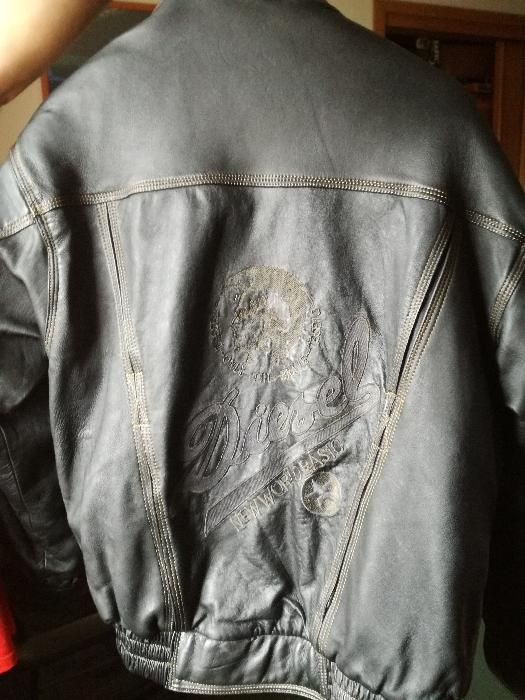 Blusão em pele Diesel NOVO