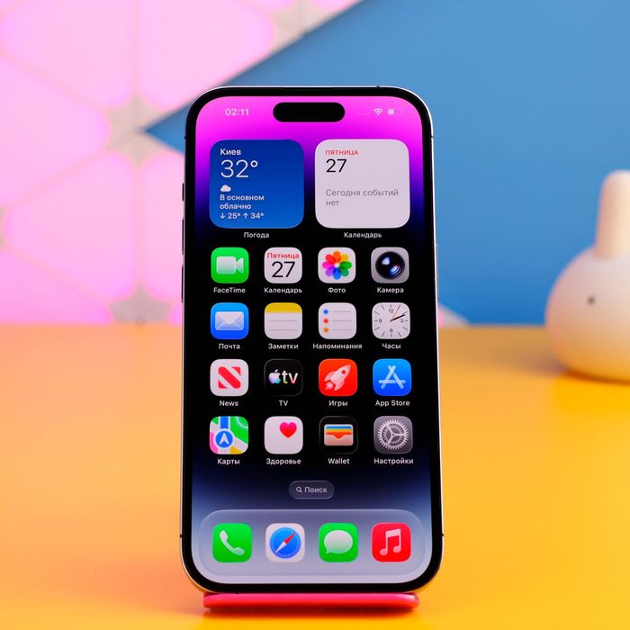 Смартфон Apple iPhone 14 Pro 128GB Deep (158538) Б/У З ГАРАНТІЄЮ