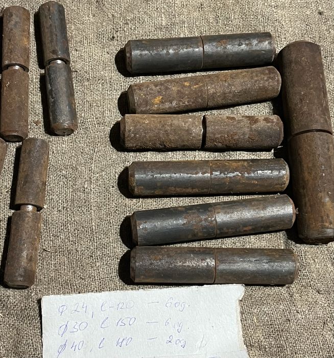 Завіси точені, петлі гаражні, приварні