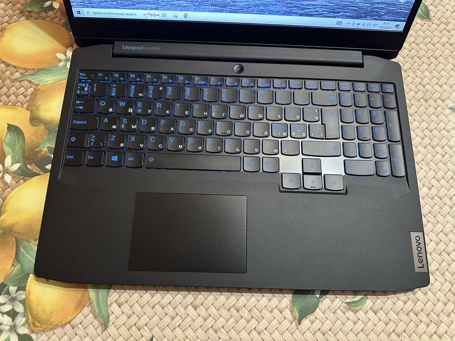 Потужний ігровий ноут  Lenovo Gaming 3 (Ryzen 6 ядер, GTX 1650)