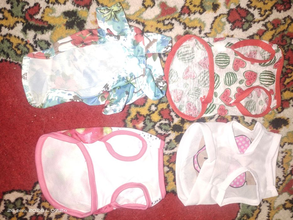 Футболки для животных, одежда для маленьких собак