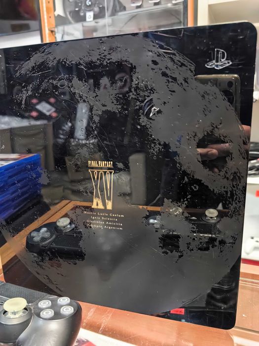 PS4 SlIm FINAL Fantasy XV LUNA EDITION 1tb 2xPad BDB Skup Wymiana