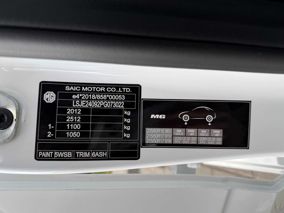 Електромобіль MG 5 EV Long Range 61.1 kWh • 2023 • 89 000 км