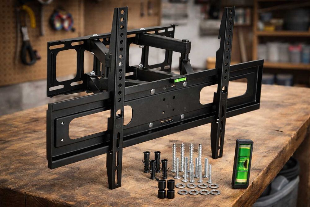 Mocny Uchwyt Do Telewizora Wieszak Tv Ścienny Obrotowy Lcd 32-70 Cali