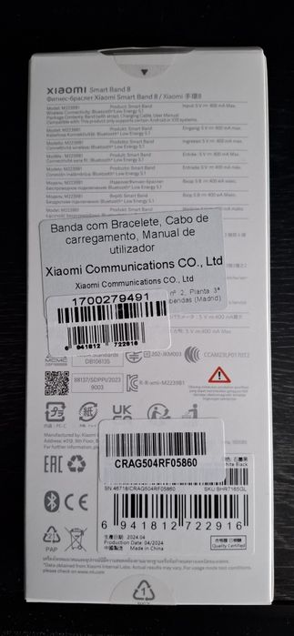 Xiaomi Smart Band 8 – Como Nova | Na Caixa