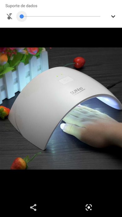 maquina de secar unhas de gel