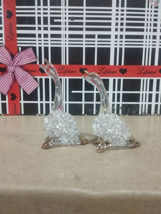 Peças em cristal em miniatura